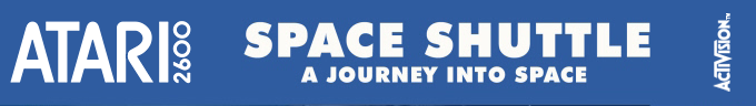 Space Shuttle A Journey Into Space logo for Atari 2600